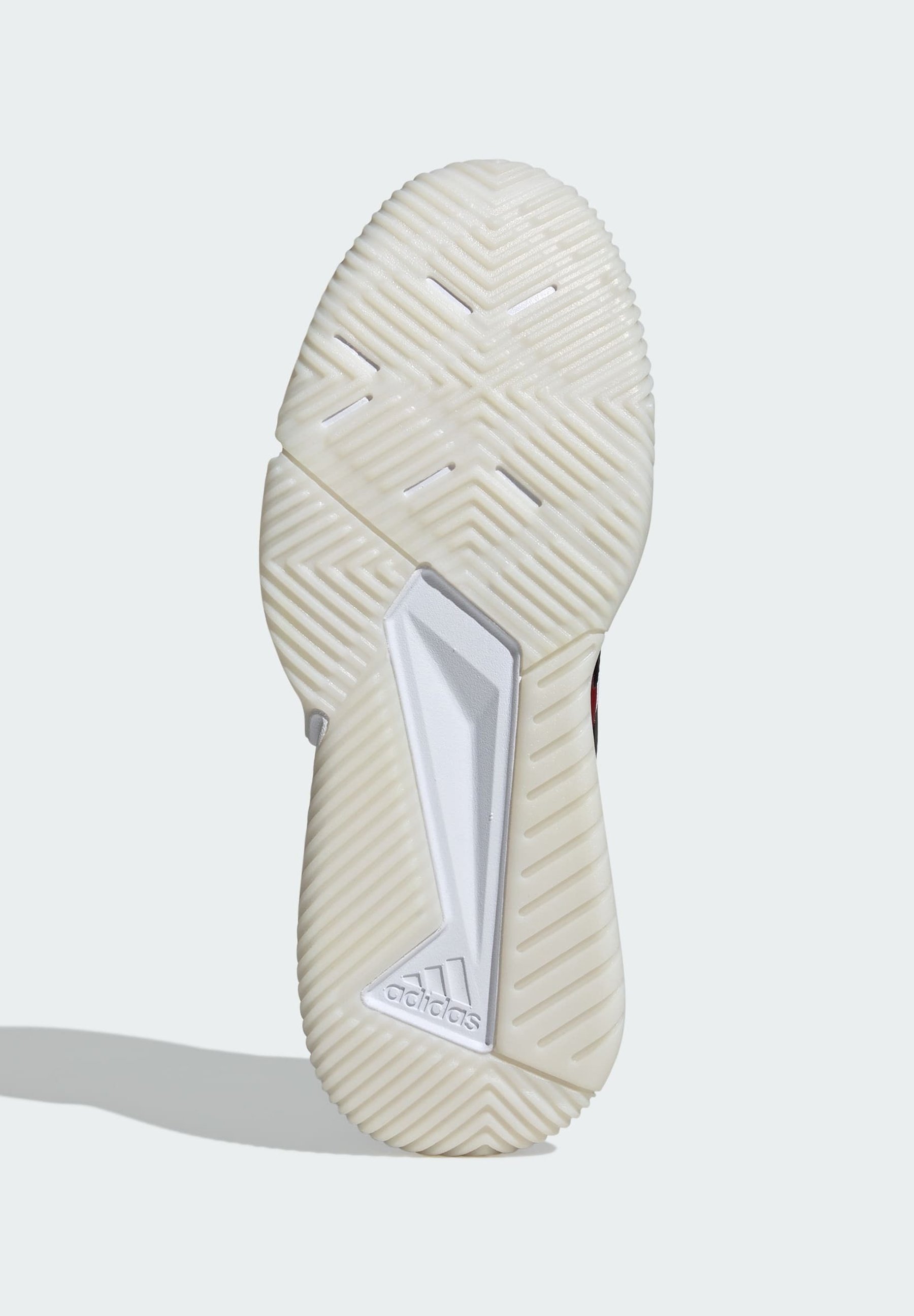 adidas Performance COURTQUICK PADEL - Chaussures de padel - blanc nuage, noir, rouge vif