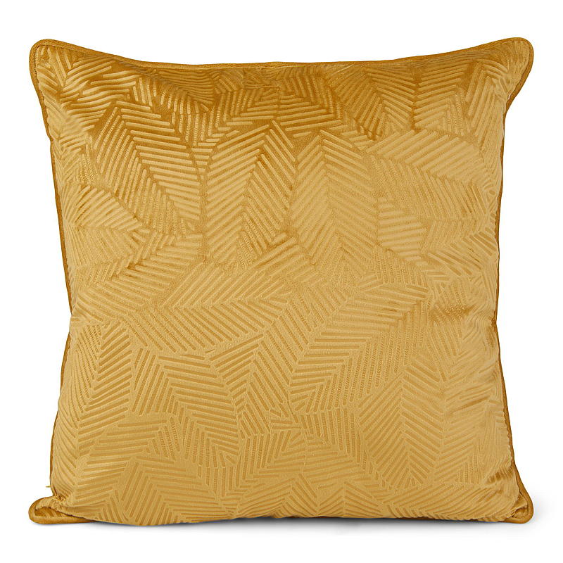Funda de cojín para el hogar de 45x45 cm, color amarillo, Silje