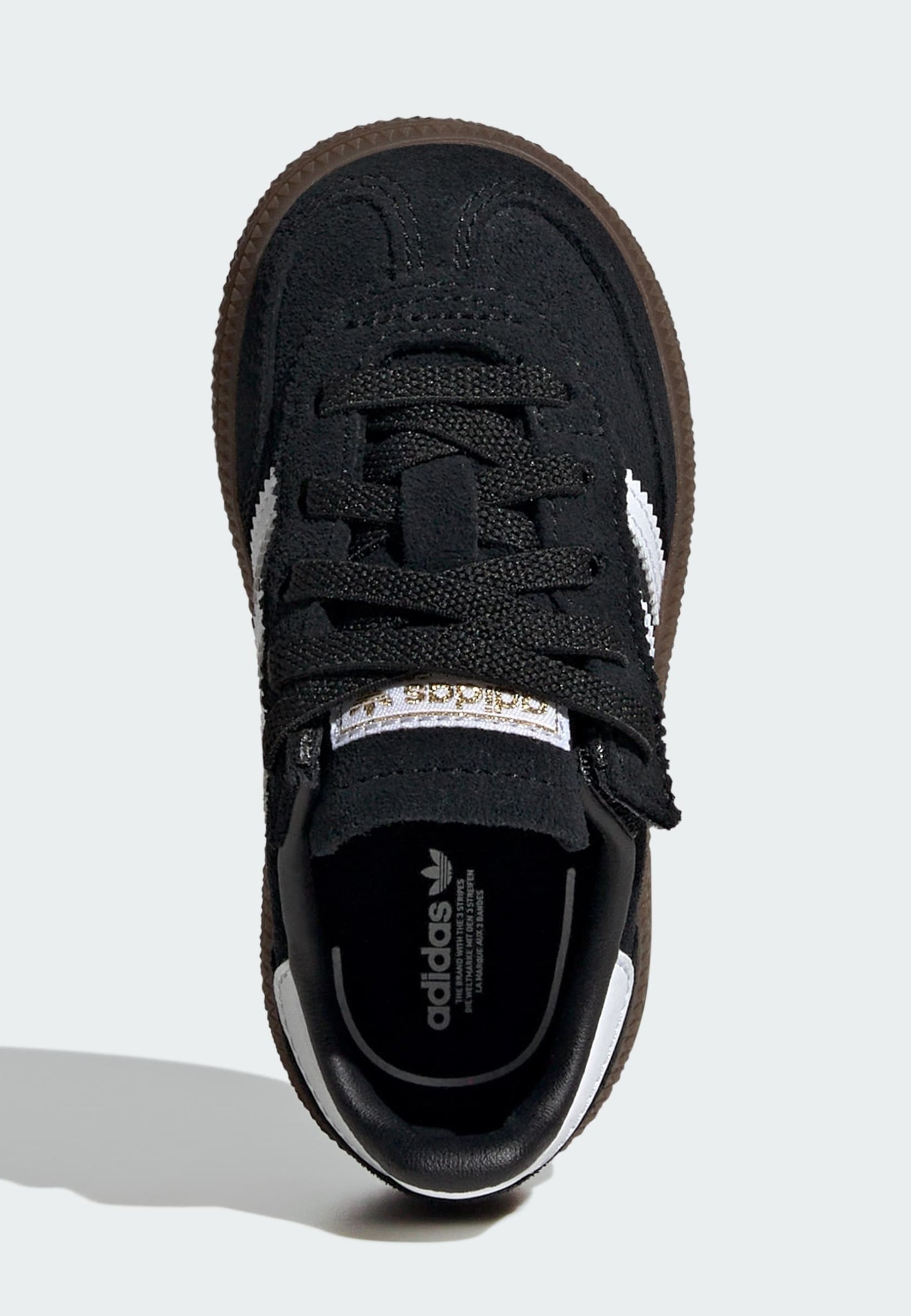 adidas Originals HANDBALL SPEZIAL UNISEXE - Chaussures bébé - noir et blanc gomme