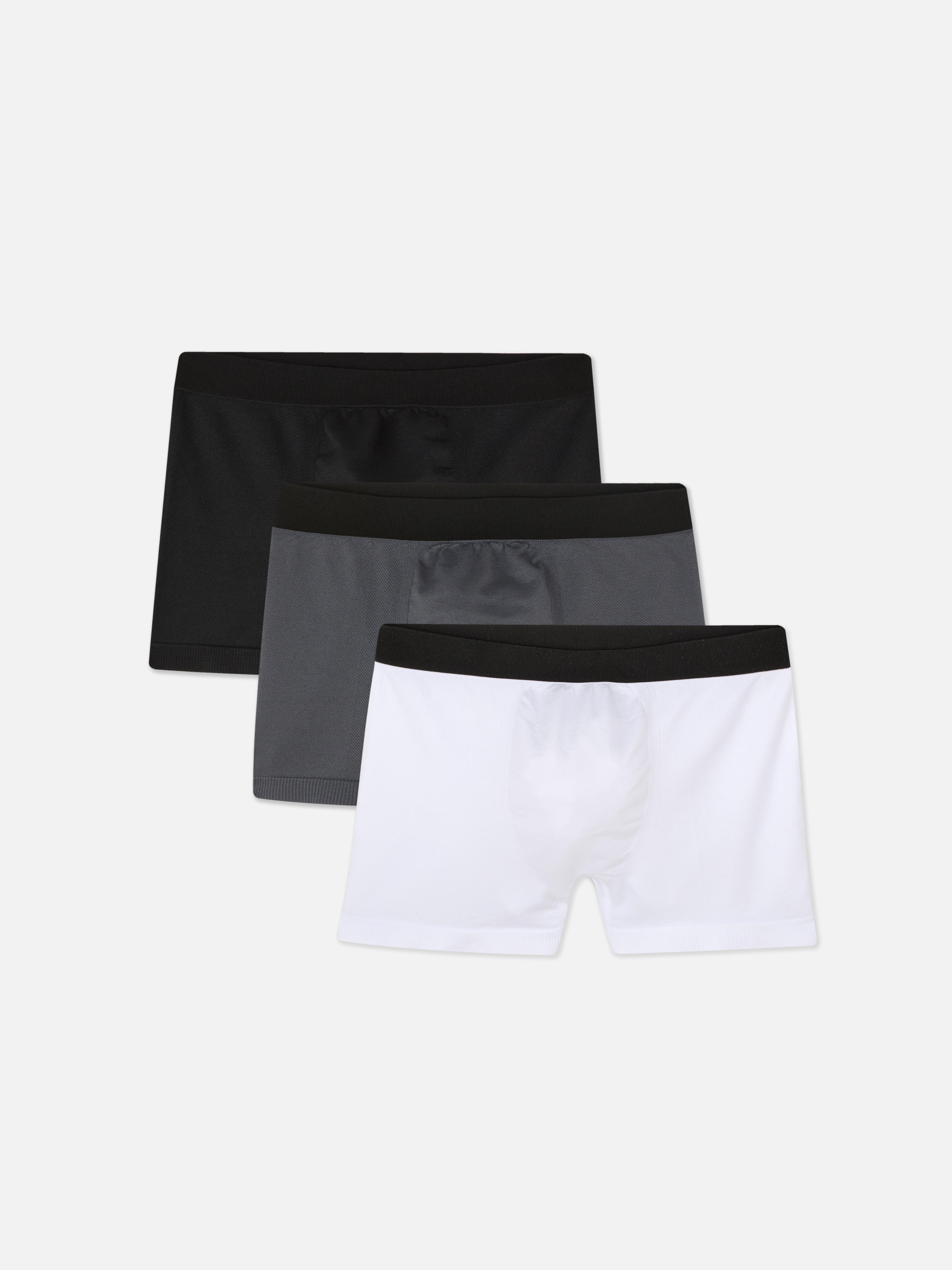 Sømløse boksershorts, sett med 3 Tre sømløse hipstershorts i forskjellige fargekombinasjoner