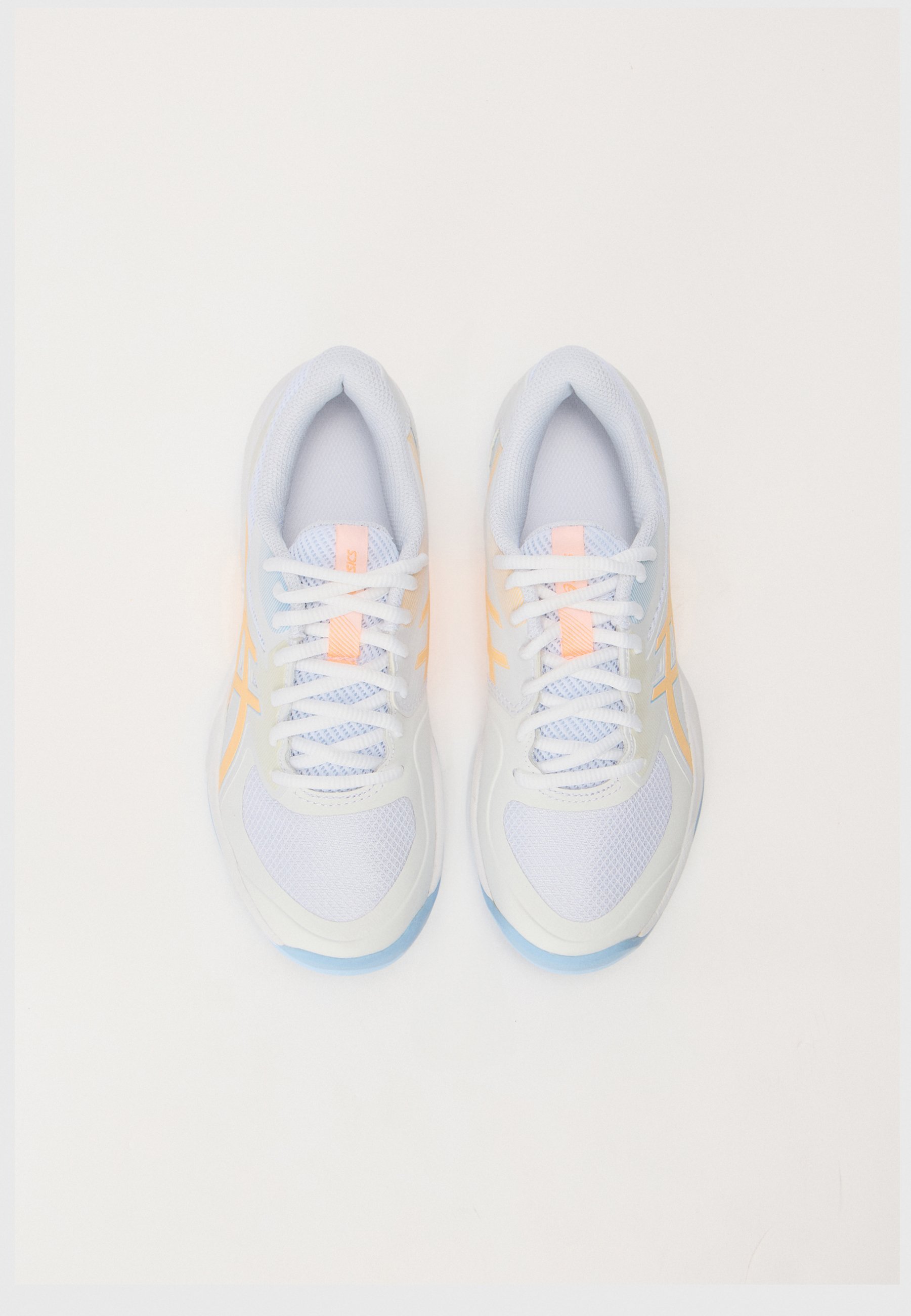 ASICS GAME FF - Padelschoenen - wit/oranje glow