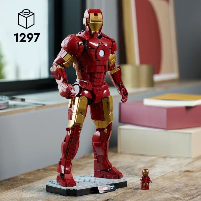 LEGO ǀ Marvel 76344 Iron Man Mark 3 Édition Collector - Set de Construction pour Adulte