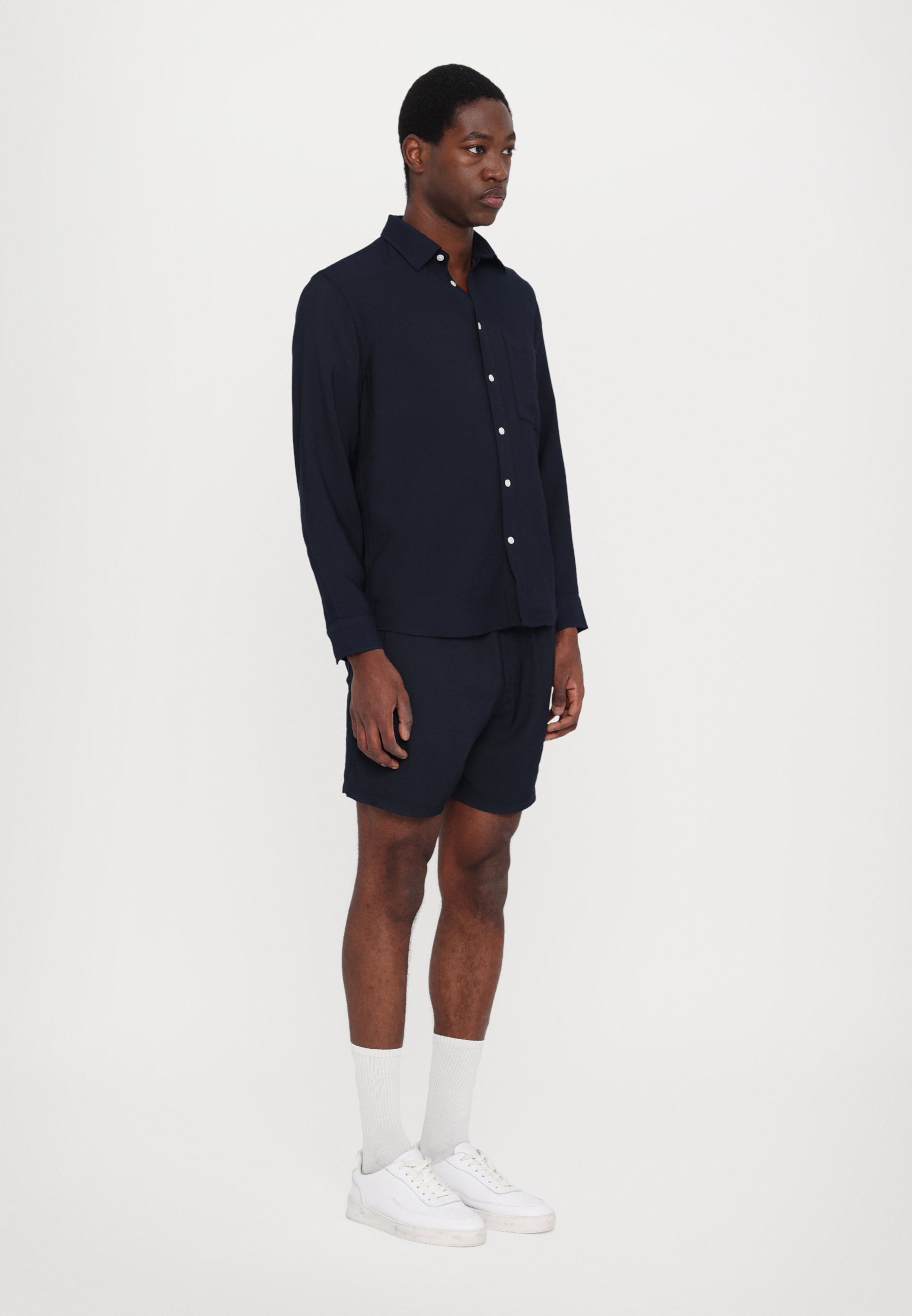 NN.07 ASHER - Chemise - bleu marine