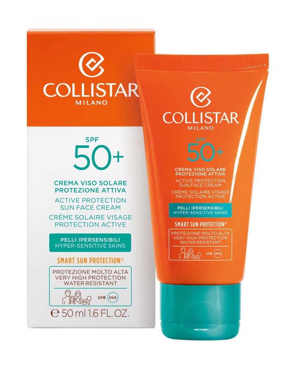 Cremă de față Collistar Suncare Active Protection Tanning SPF50