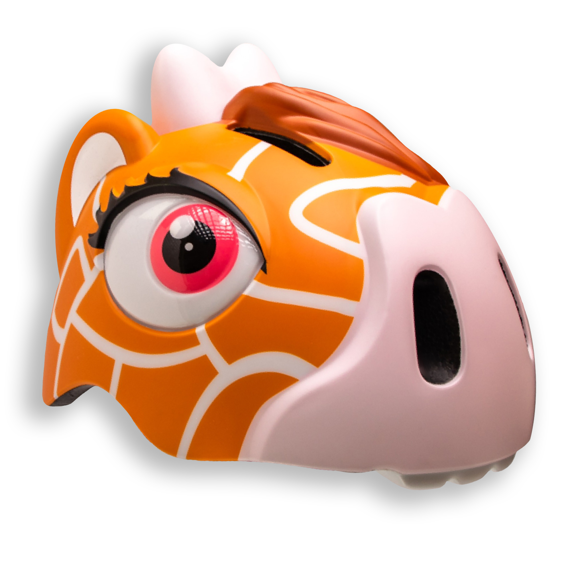 Kinderfahrradhelm | Braune Giraffe | Crazy Safety | EN1078-zertifiziert