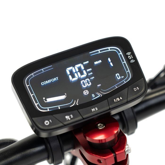 Patinete eléctrico BOYUEDA Q7 Pro Max - 2 motores de 1600 W - Batería de 52 V y 28 Ah - Neumáticos de 10 pulgadas - Autonomía de 110 km - Pantalla LCD