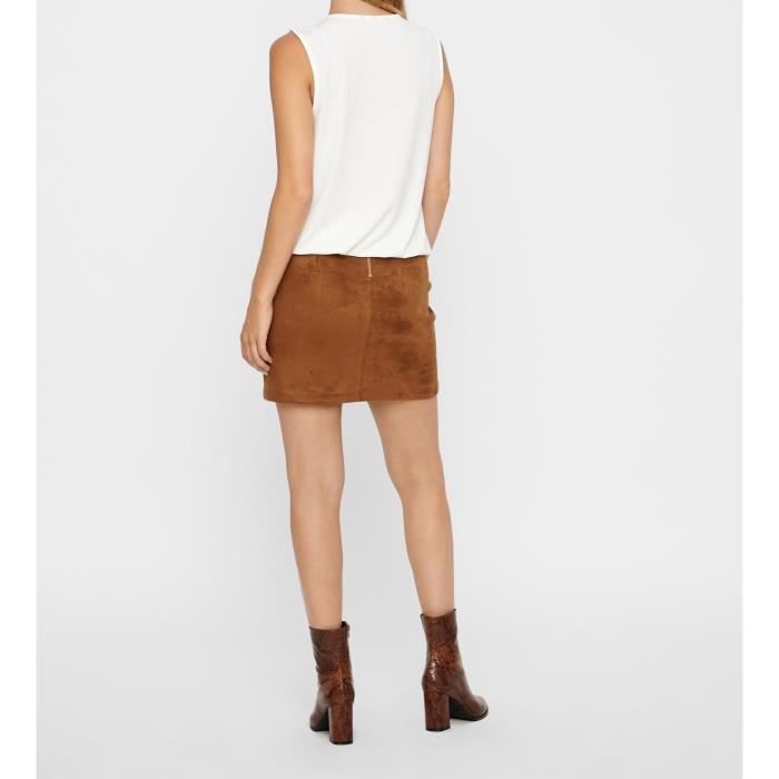 Saia VERO MODA Minissaia - Feminina - Conhaque