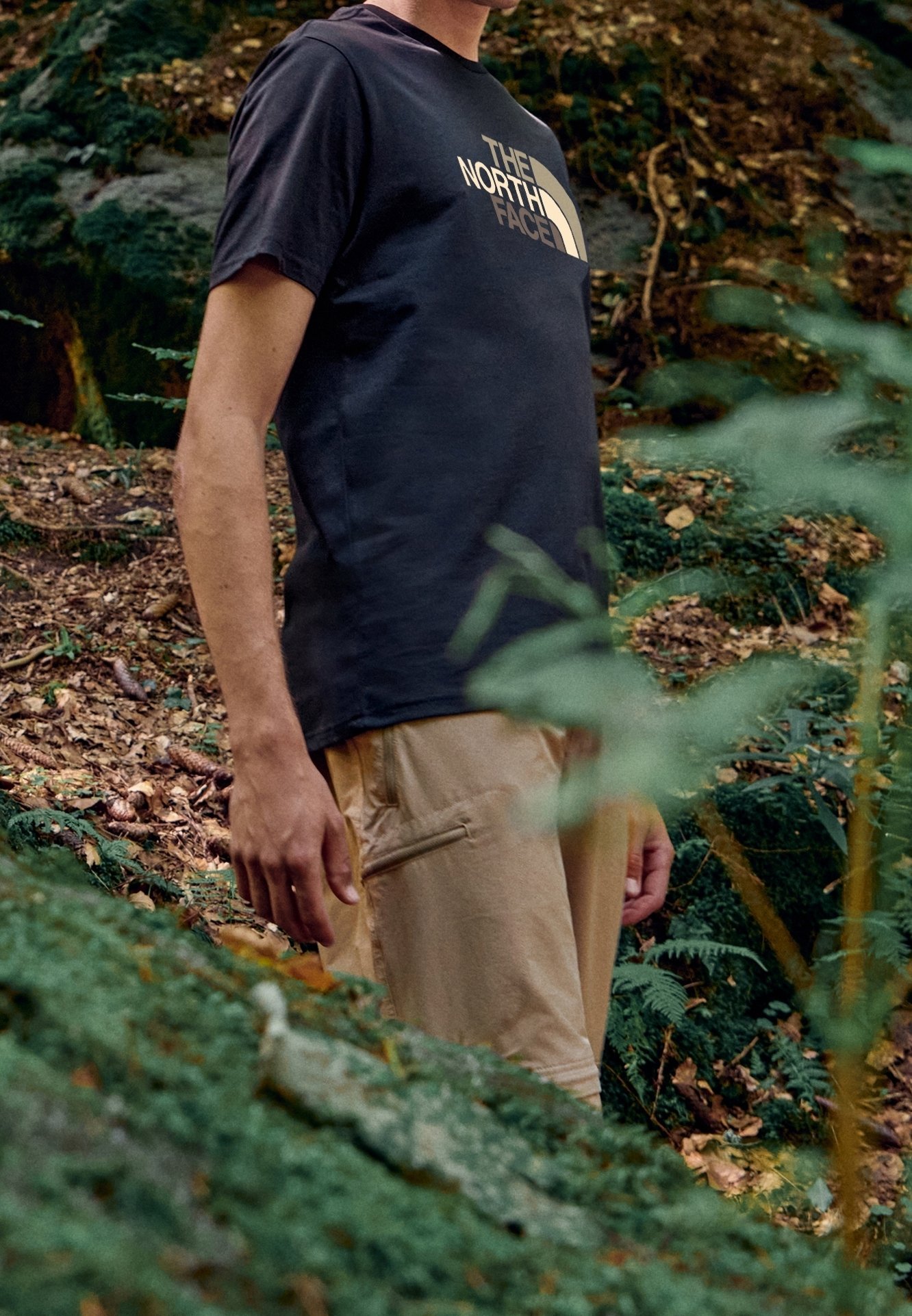 Camiseta The North Face Print - preta