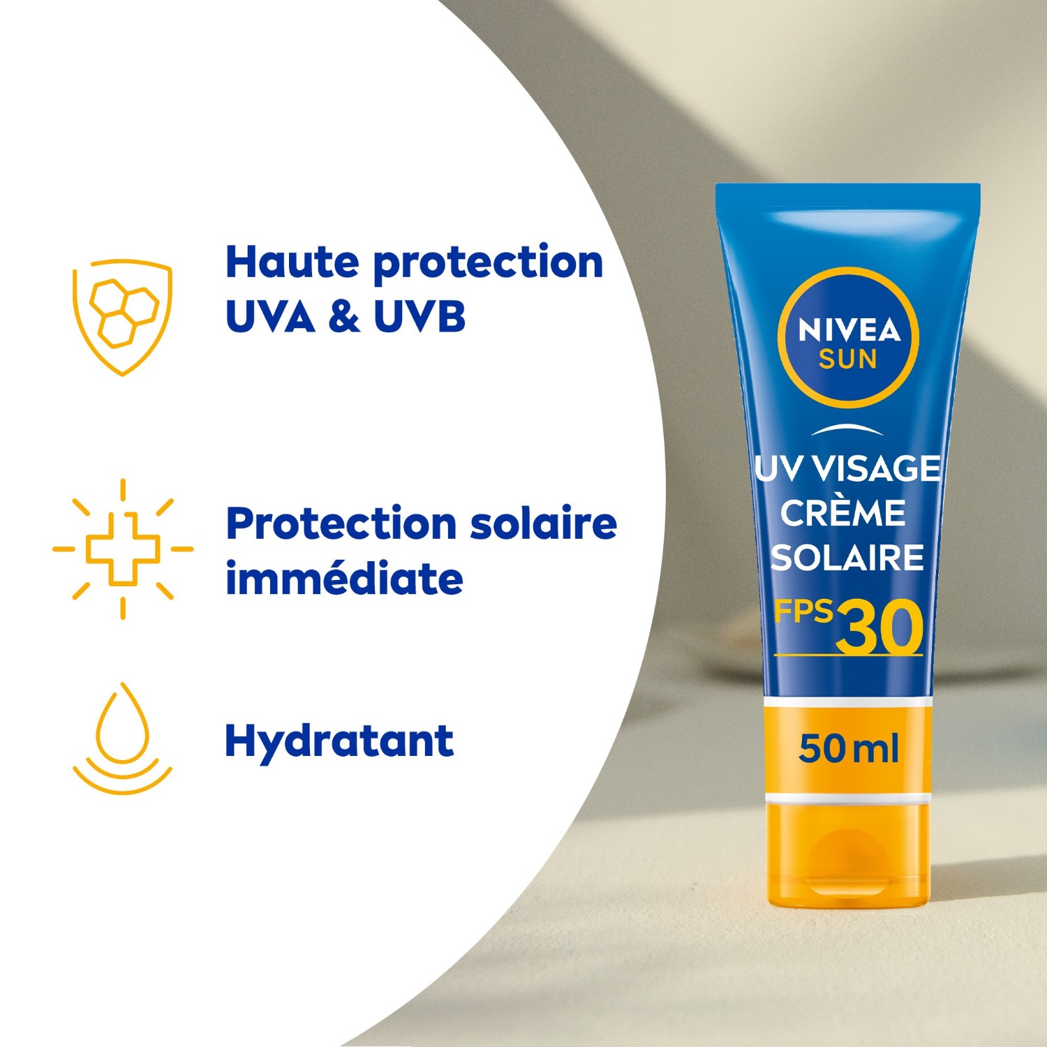 NIVEA Crème solaire visage FPS 30