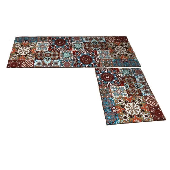 Juego de 2 alfombrillas para fregadero de cocina, antideslizantes, absorbentes y lavables a máquina.