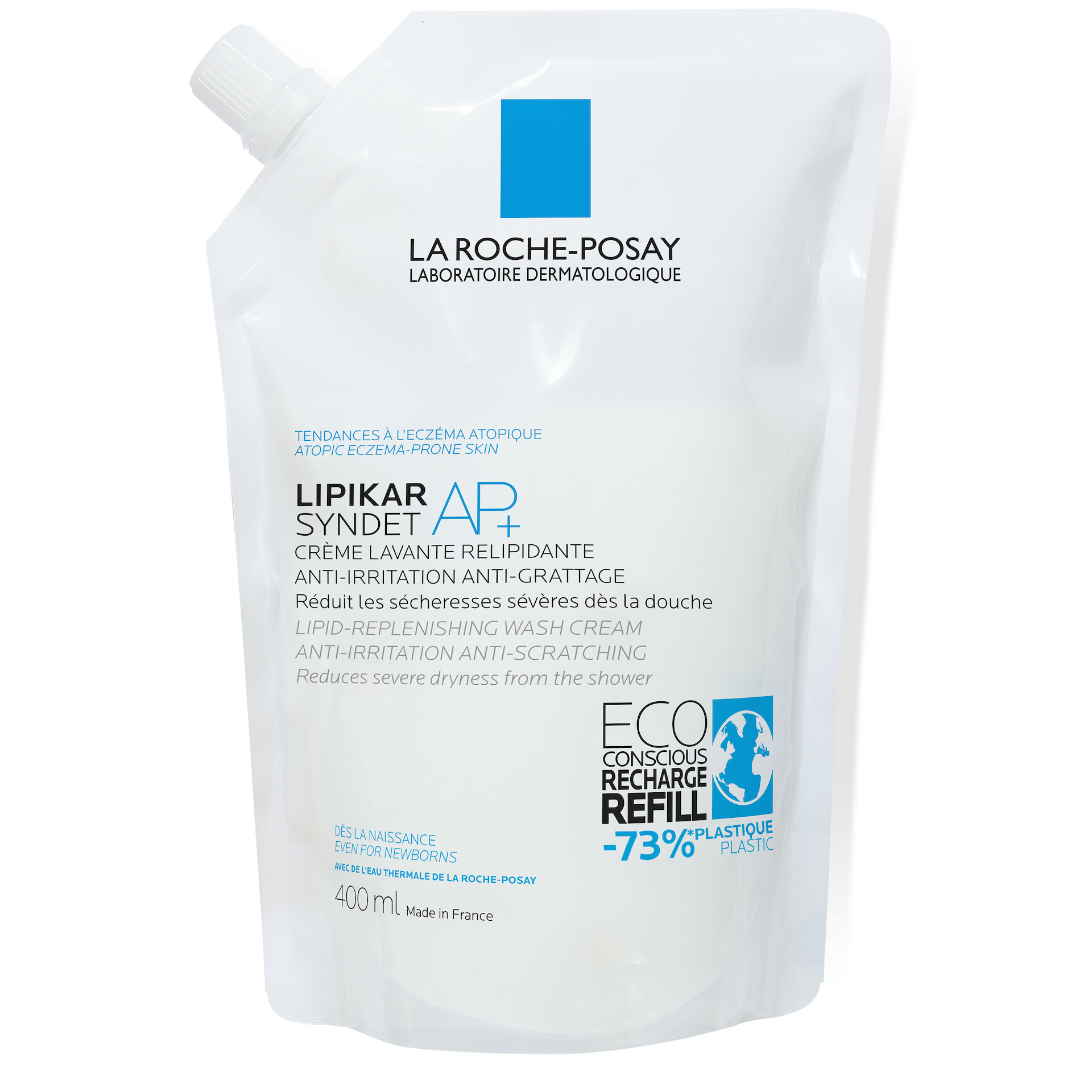 Lipikar Syndet AP+ krema za pranje lica, punjenje 400 ml - La Roche-Posay