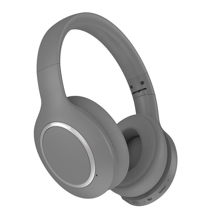 Bluetooth over-ear headphones, suitable for office and leisure, noise reduction, long battery life, gray