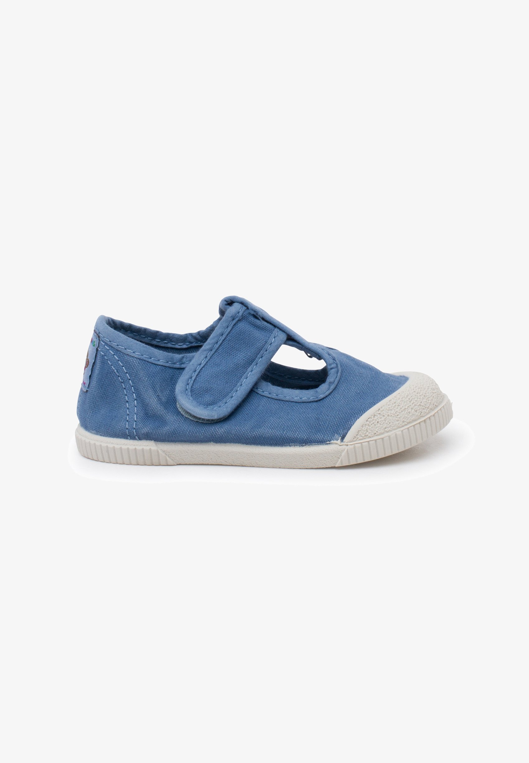 Pisamonas PEPITOS PUNTERA BAREFOOT LAVADA - Chaussons bébé - azul jeans