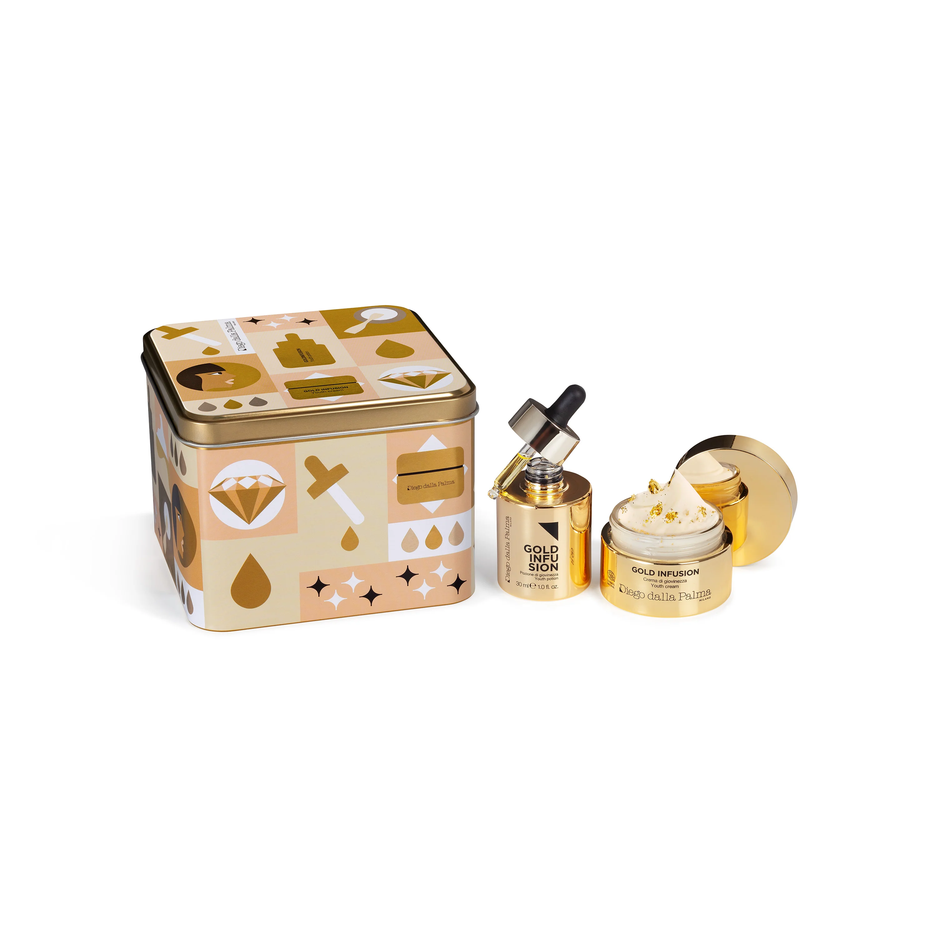 Gold Infusion Kit Gold Infusion - Cofanetto Antirughe, Cofanetto Tratt. Globale