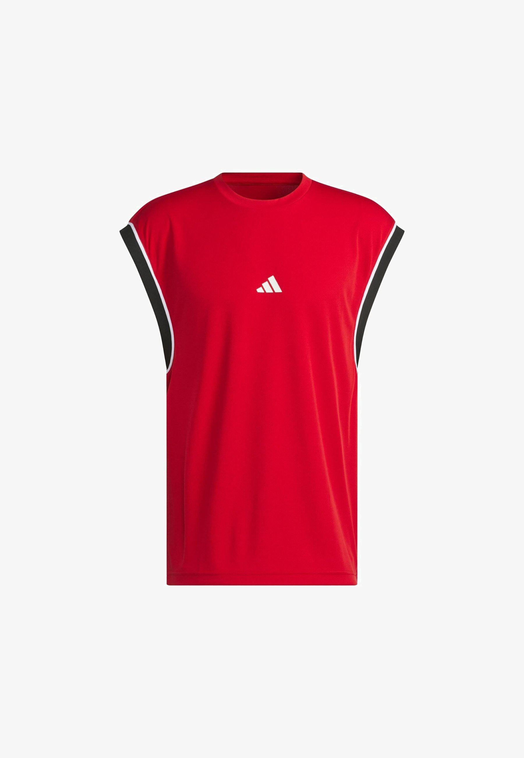 adidas Performance BASKETBALL ALL-WORLD MOUWLOOS - Sport T-shirt - team power rood zwart