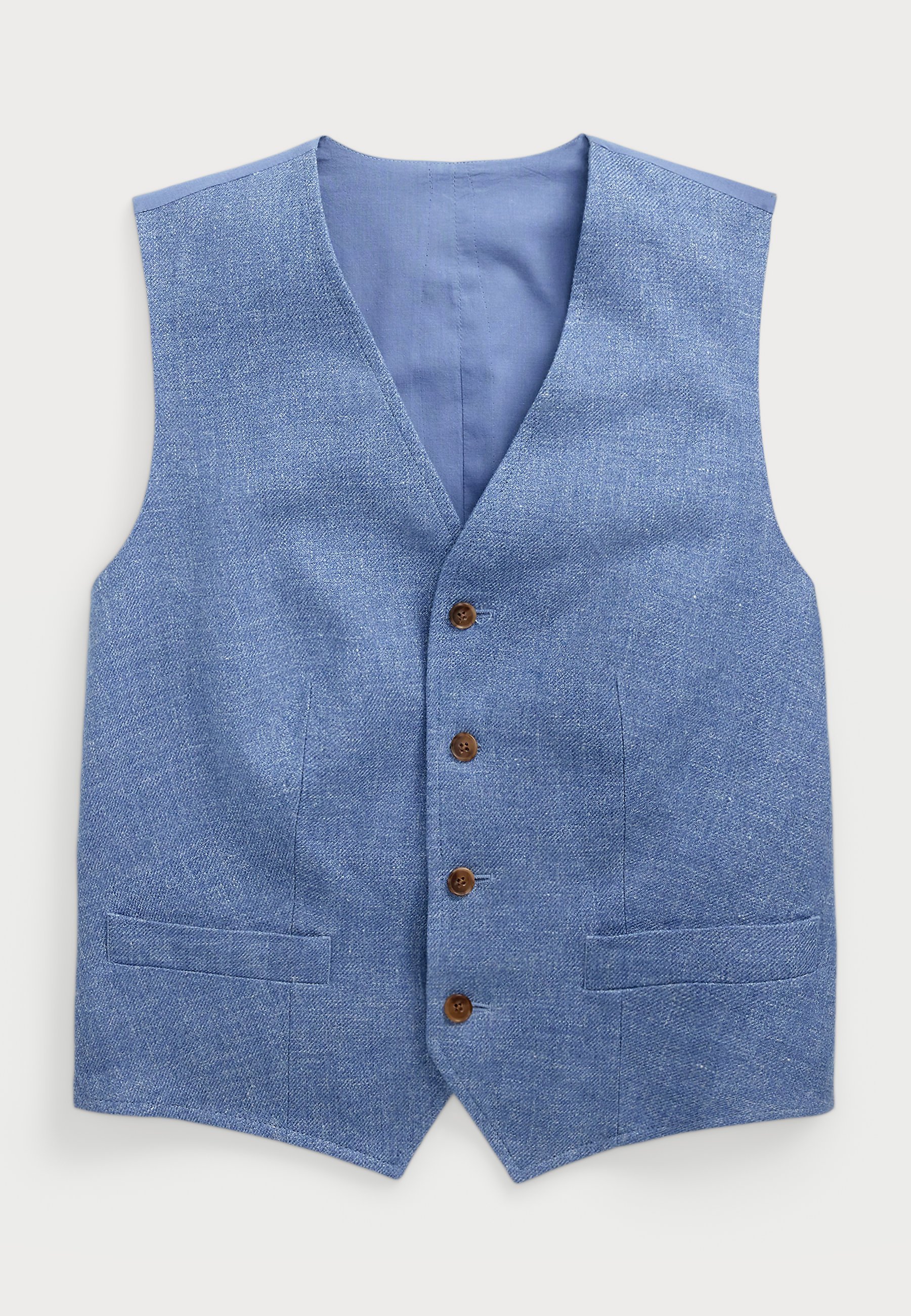Gilet in lino e twill di cotone Polo Ralph Lauren - Gilet - blu
