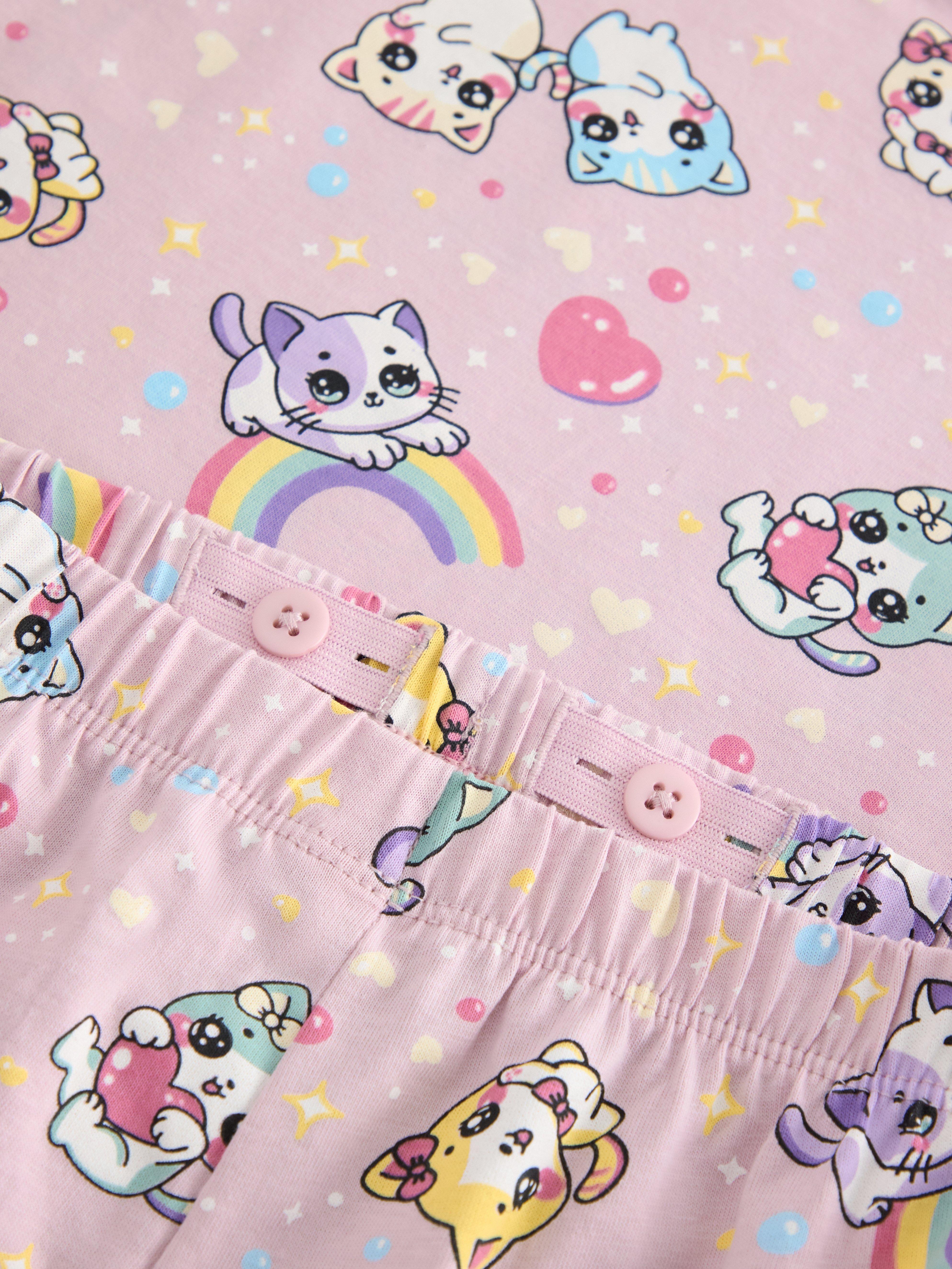 Conjunto de pijama rosa-claro