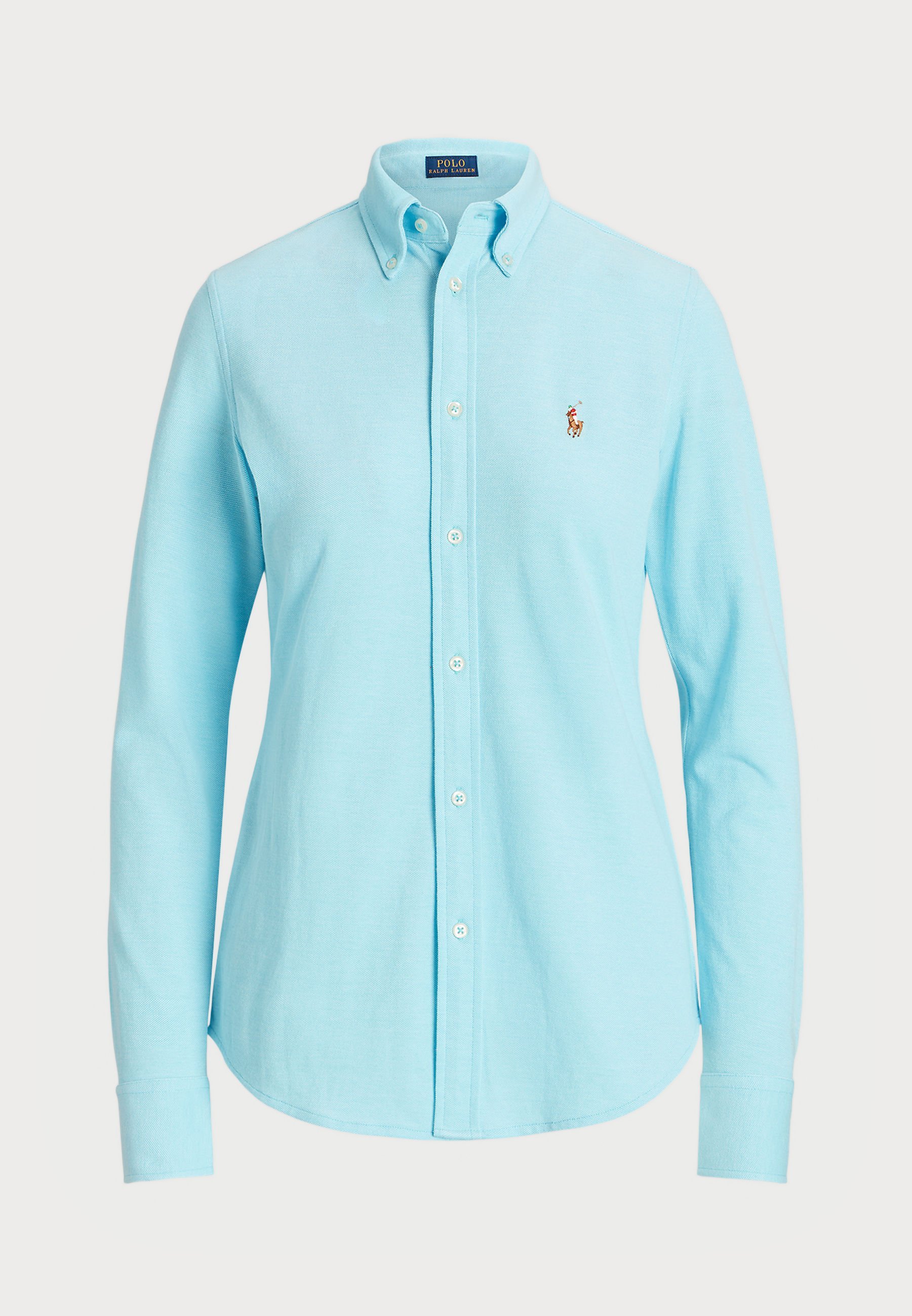 Camicia a maniche lunghe con bottoni sul davanti Polo Ralph Lauren - turchese nova
