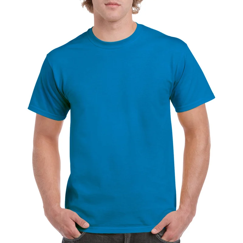  Camiseta Básica De Manga Corta Gildan Teški pamuk 100% Algodón Gordo