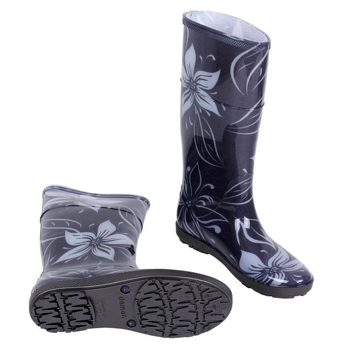 Botas de lluvia para mujer - DEMAR - EXCLUSIVAS PARA MUJERES DE HAWAI - PVC resistente - Estampado floral