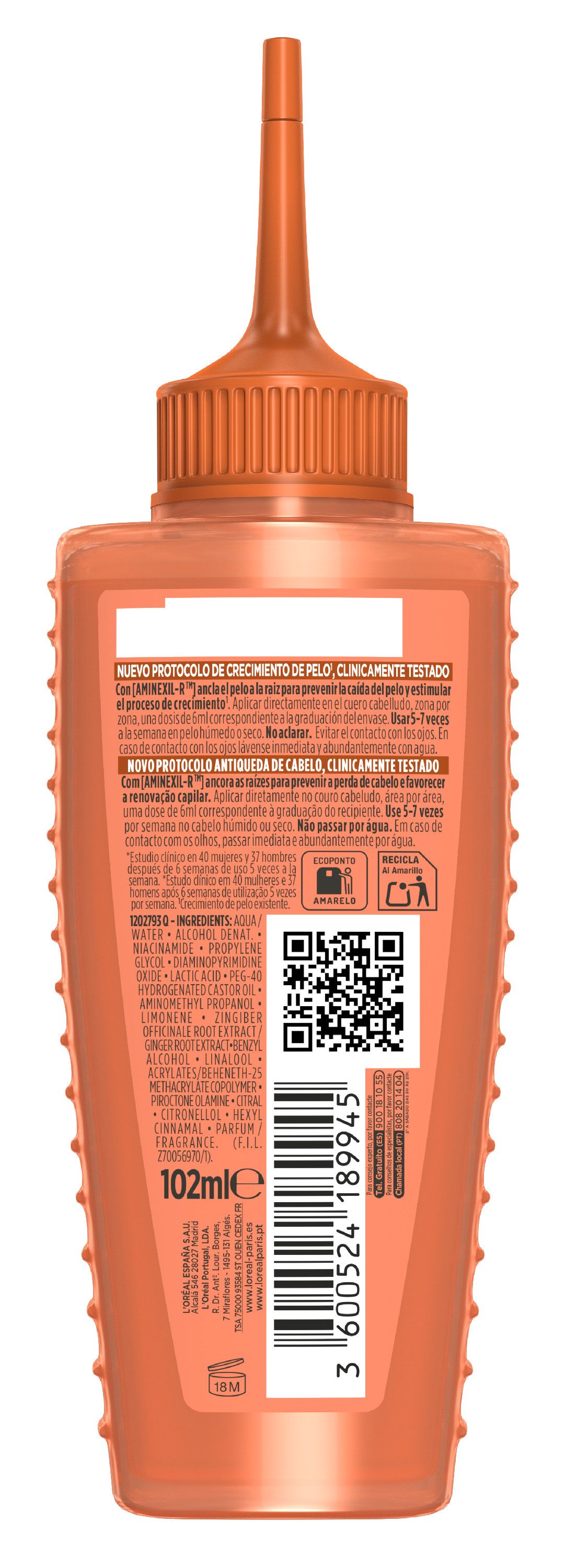 „Elvive Growth Booster“ serumas nuo plaukų slinkimo Plaukų slinkimo priemonės / šampūnai