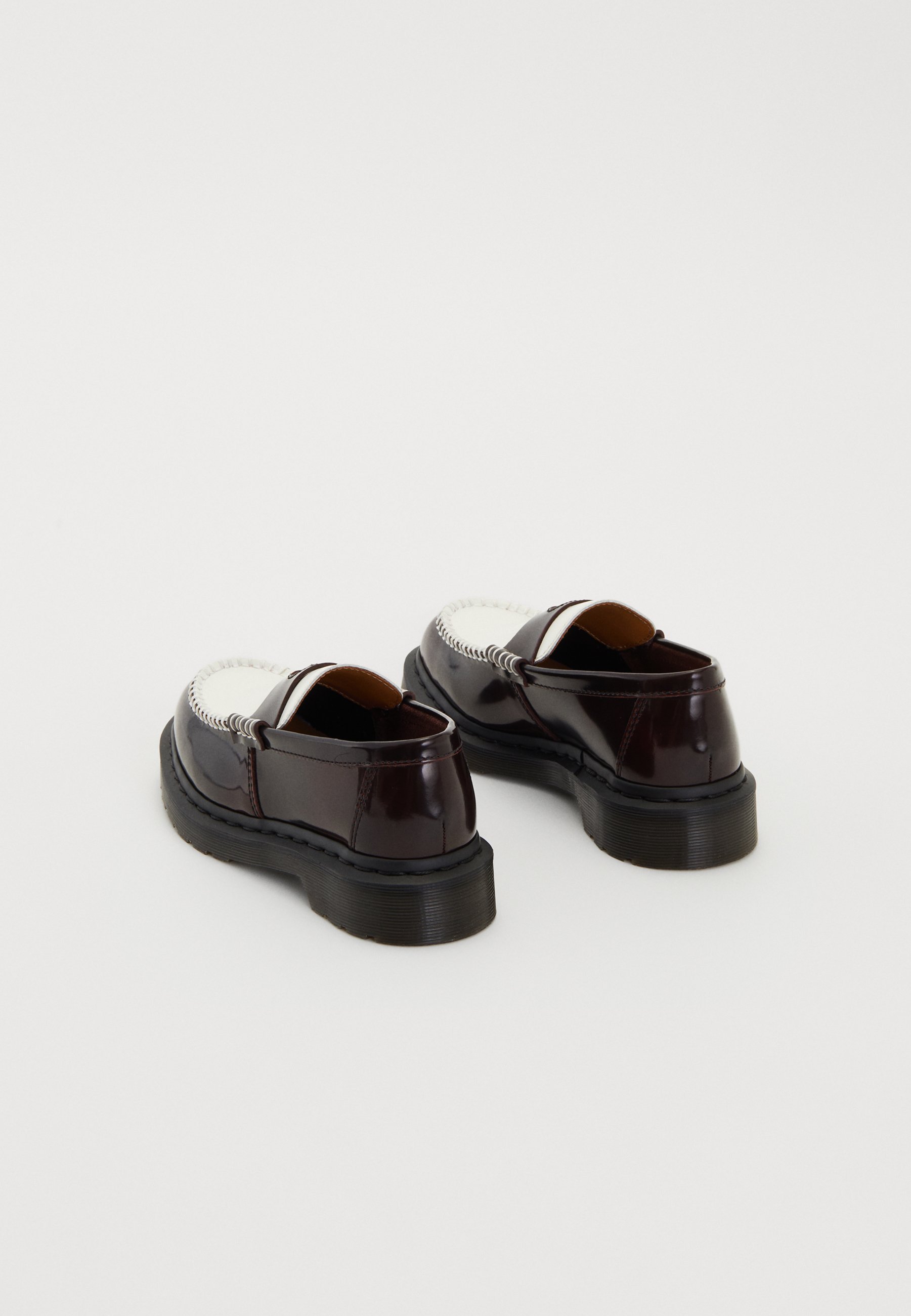 Dr. Martens PENTON HEART LOAFER - Instappers - kersenrood/wit arcadia