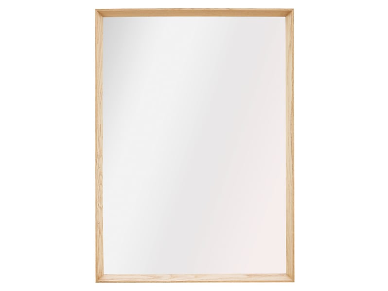 Lustro ścienne w ramie Inside 52x72 cm brązowe