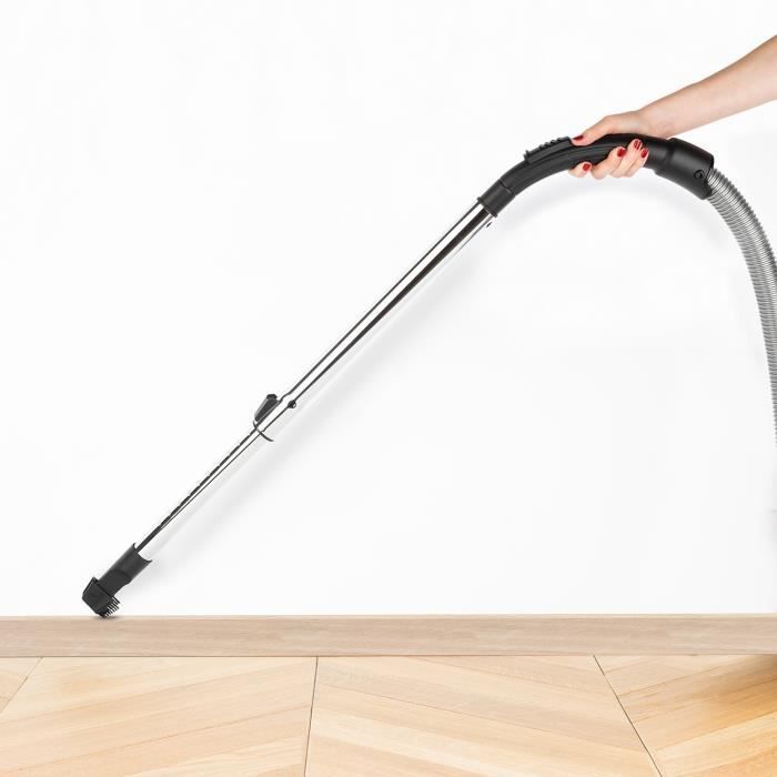 WEASY Bagless Multicyclonic Vacuum Cleaner - 2L - Telescopic Aluminum Tube - Triple A - 5m Cable - Class A