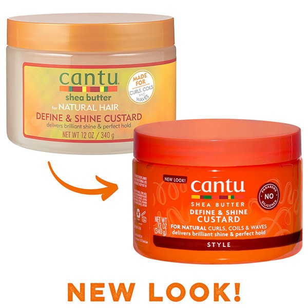 Cantu Přírodní krém s bambuckým máslem pro definici a lesk vlasů 340 g