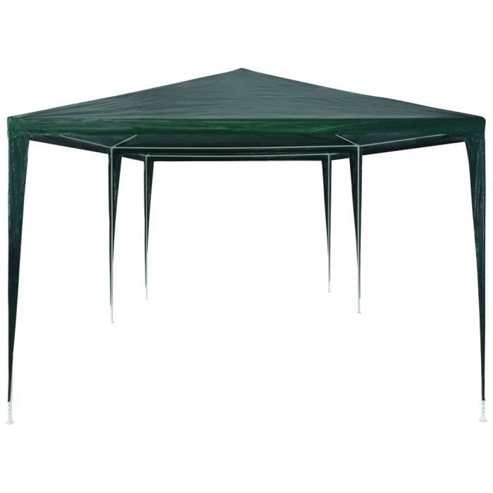 STAR SALE® Anti-UV Tente de réception 3x6 m PE Vert Pavillon Chapiteau de Jardin(6354)