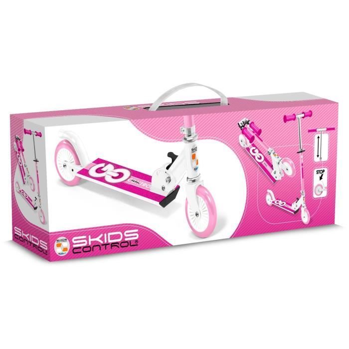 Monopattino pieghevole - STAMP - CONTROLLO SCIVOLAMENTI - Rosa