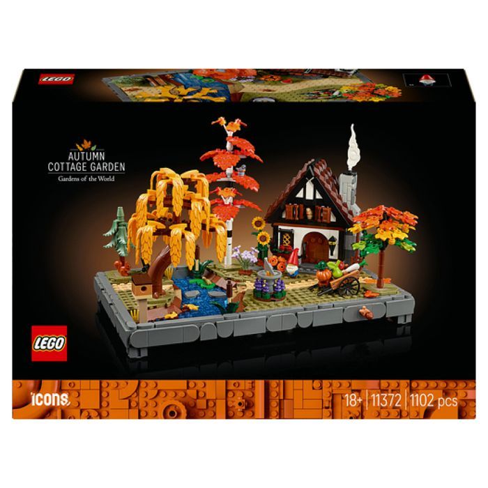 LEGO Icons 11372 Le Jardin d’Automne - Set de Construction Adulte - Maquette Miniature