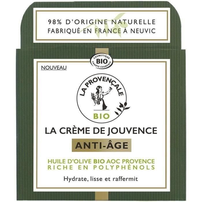 LA PROVENCALE BIO Anti-aging gezichtscrème voor een jeugdige uitstraling - Met AOC Provençaalse olijfolie - 50 ml