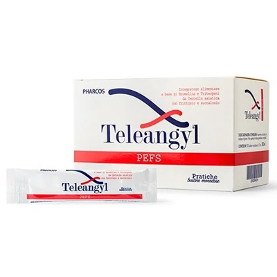 BIODUE Teleangyl PEFS Pharcos voedingssupplement tegen cellulitis, 30 zakjes