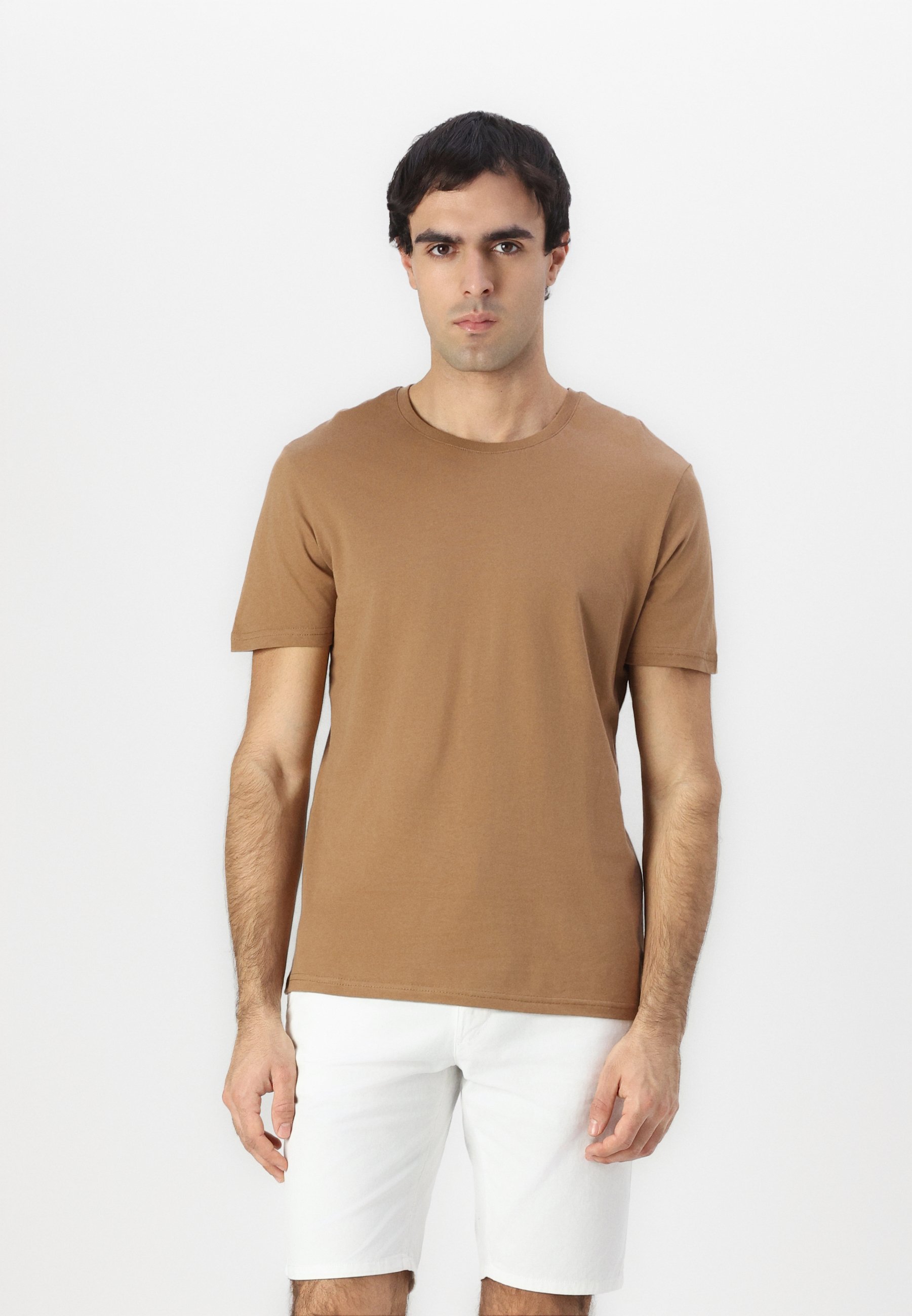 Pier One 7-pack - Basic T-shirt - rood/zilver/koningsblauw
