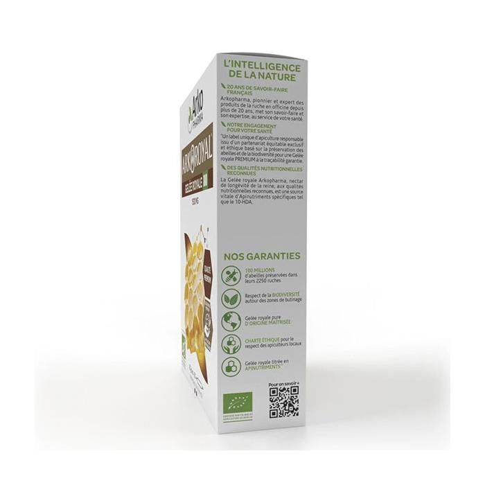 Arkopharma Arkoroyal Treasure of the Hive Gelée Royale 1500mg Bio 20 Ampullen