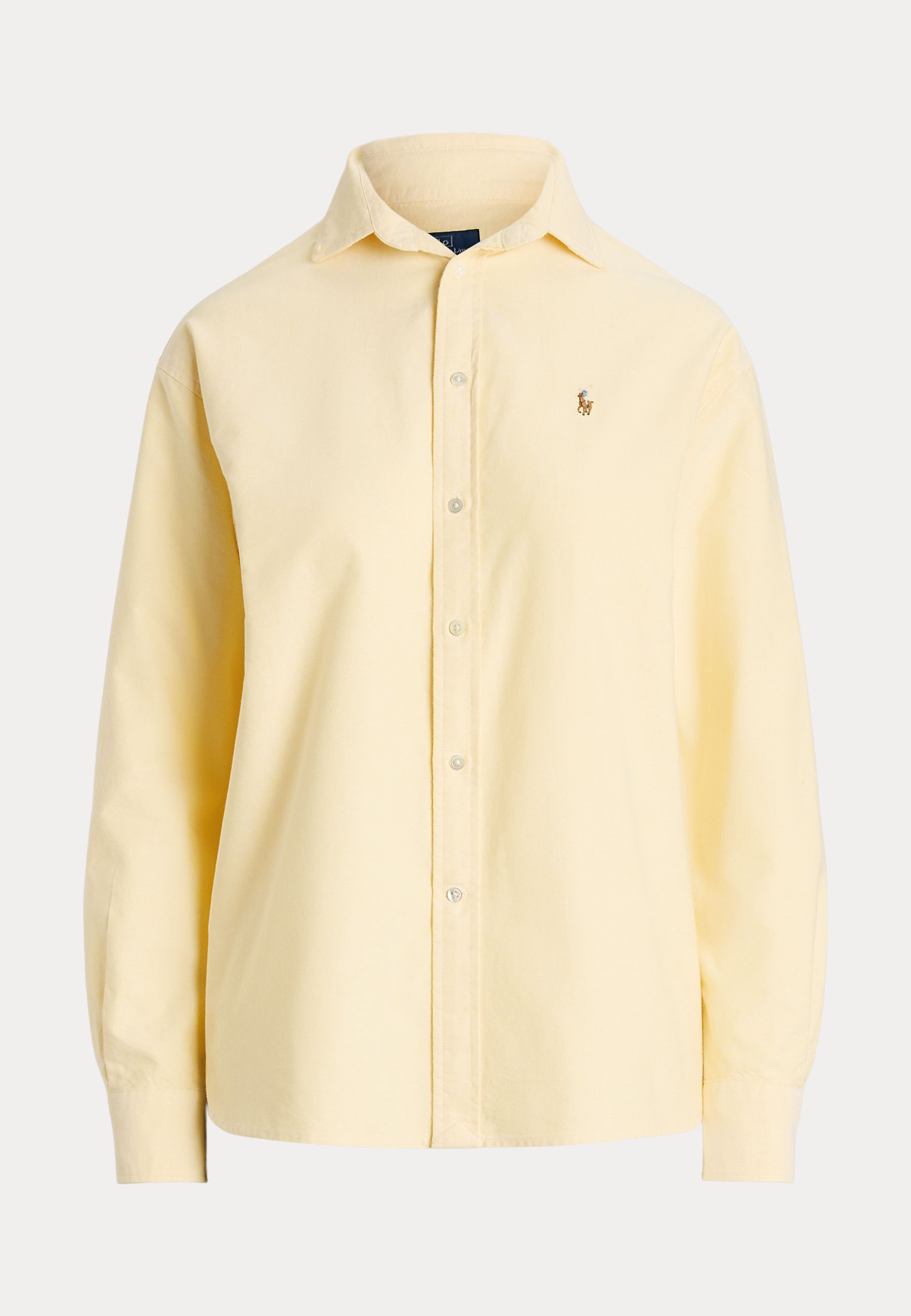 Polo Ralph Lauren Relaxed Fit Oxford-Hemd aus Baumwolle – Bluse mit Knopfleiste – Wicket Yellow