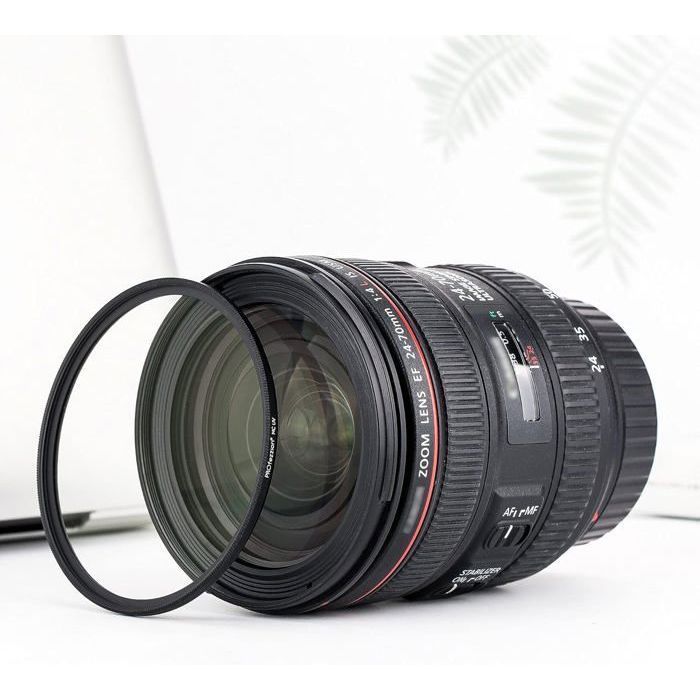 Filtro UV multistrato da 58 mm per Canon EOS 4000D 2000D 1300D 850D 800D 250D con obiettivo EF-S 18-55 mm, kit per fotocamere Fujifilm