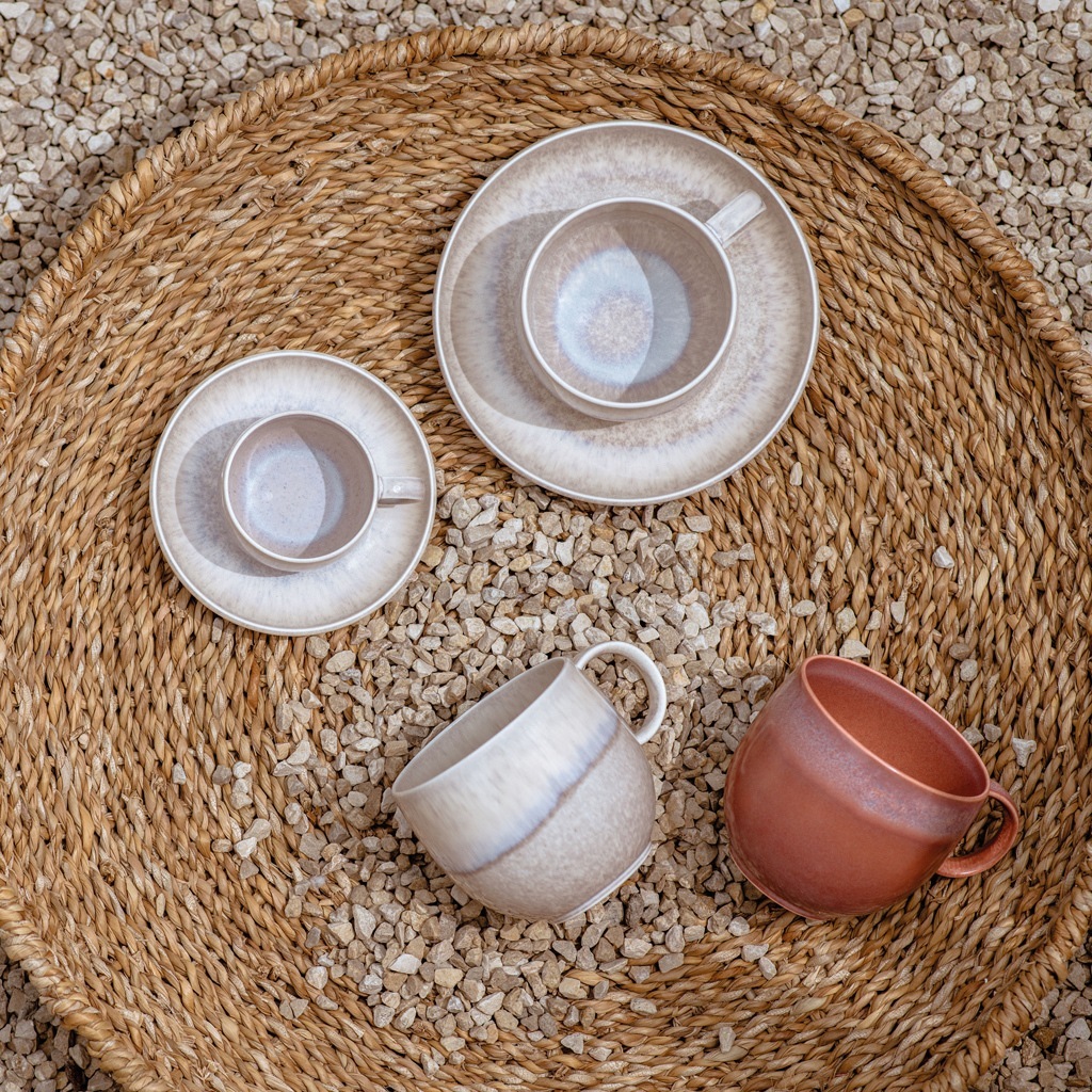 Villeroy & Boch puodelis, kavai, lėkštutė, Perlemor Sand – 1 vnt.
