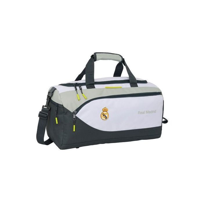 Borsa sportiva - REAL MADRID - SPORT BAG 7 - Bianca - Poliestere - 50x25x25 cm