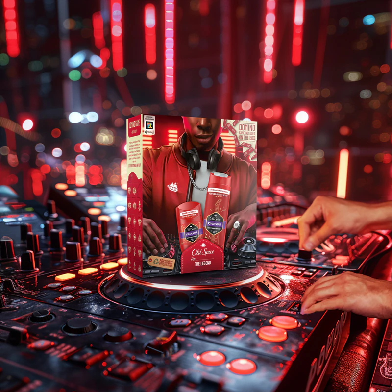 Kit de presente Old Spice RockStar For The Legend para homens