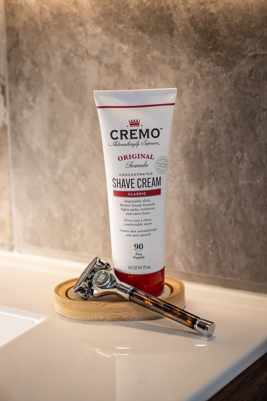 Aparelho de barbear Cremo de qualidade profissional + 2 cabeças de reposição