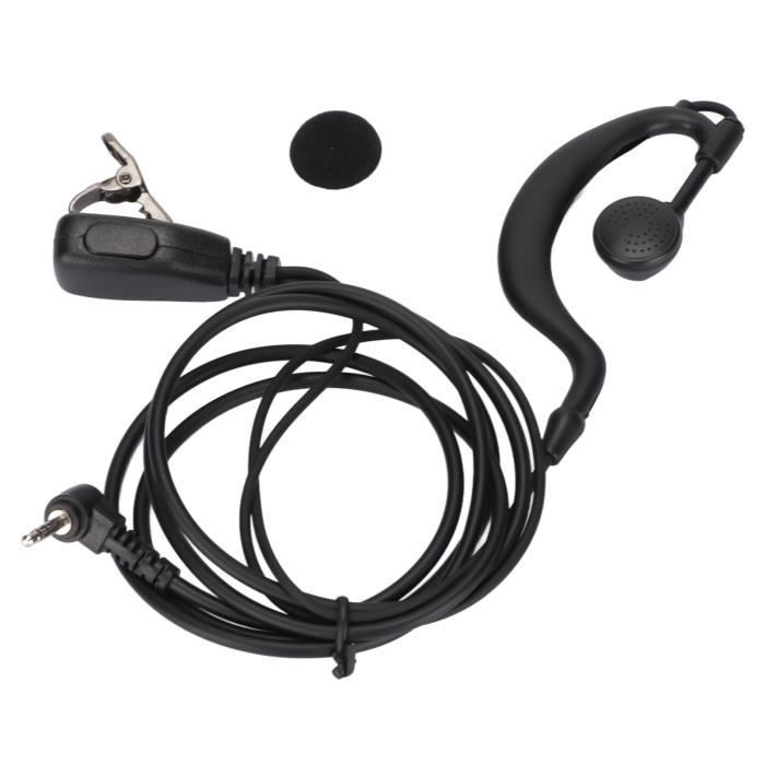 Auriculares para walkie-talkie con conector de 2,5 mm, radio bidireccional con micrófono para Motorola TLKR T80 T60 T5 T7 T3 T4 SURENHAP