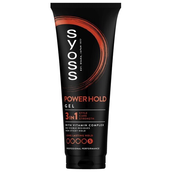 Syoss Power Hold veidošanas želeja<br>250ml