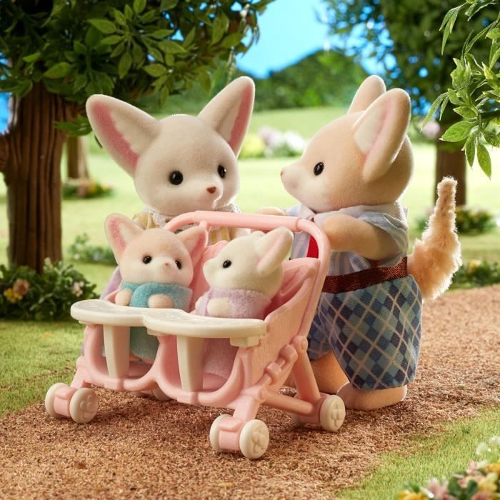 Bambola - SYLVANIAN FAMILIES - Famiglia Fennec - Multicolore - Articolata e vestita con cura