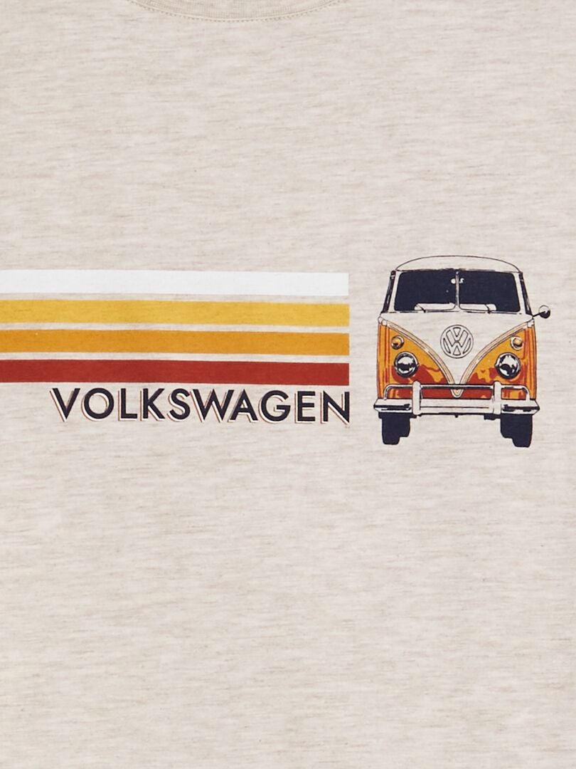 T-shirt met Volkswagen-print - BEIGE
