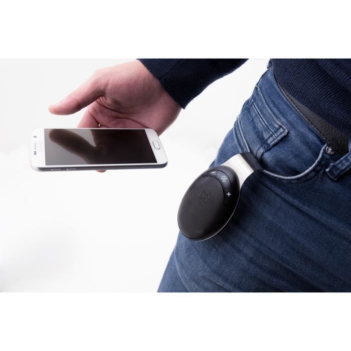 Bluetooth Hands-Free Kit - DYNACAR - DYNABASS - Voice Control - Noise Reduction - 16h Battery Life