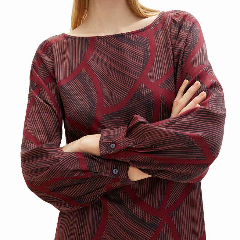  Abito bordeaux da donna