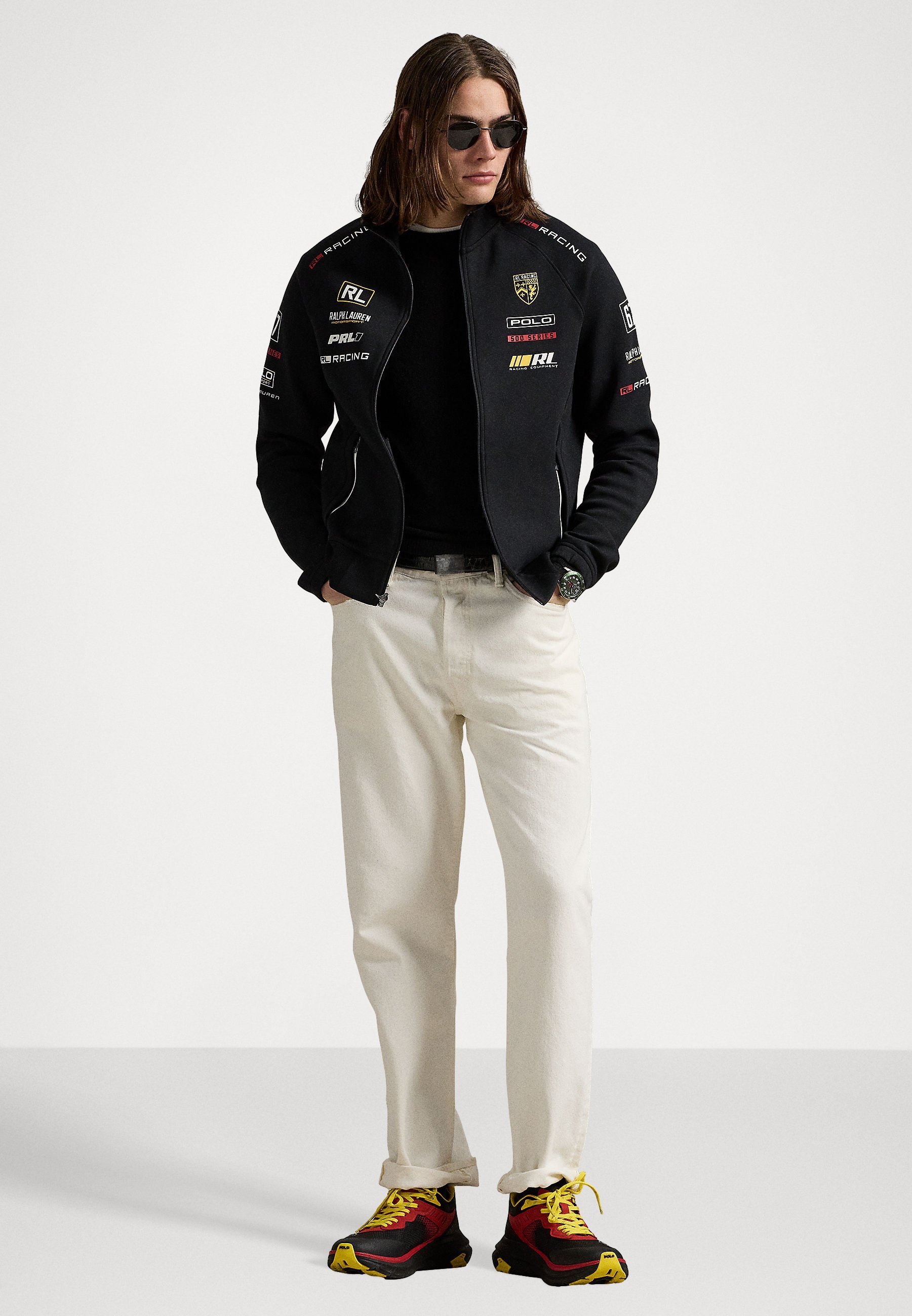 Polo Ralph Lauren Stretch Double Knit Track Jacket - Treningsjakke - svart