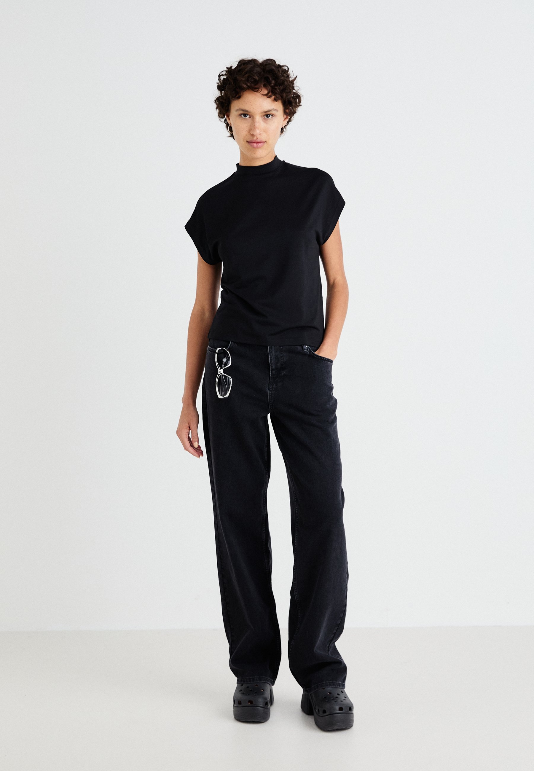 Noisy May NMALEXA - Relaxte jeans - zwart
